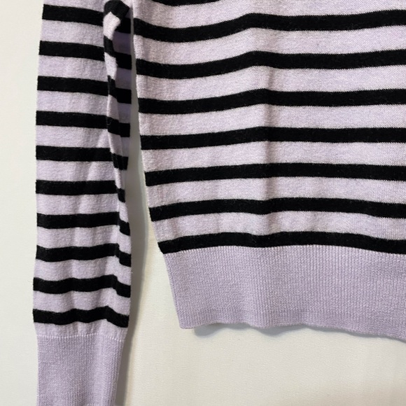 Premise Mauve and Black Striped Women's Sweater - Picture 3 of 9